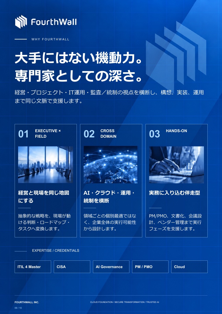 FourthWall会社案内 9ページ目